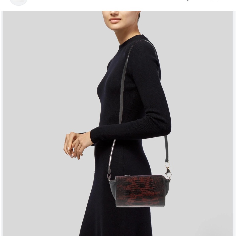 Alexander Wang Pelican Sling Bag Burgundy Animal … - image 1